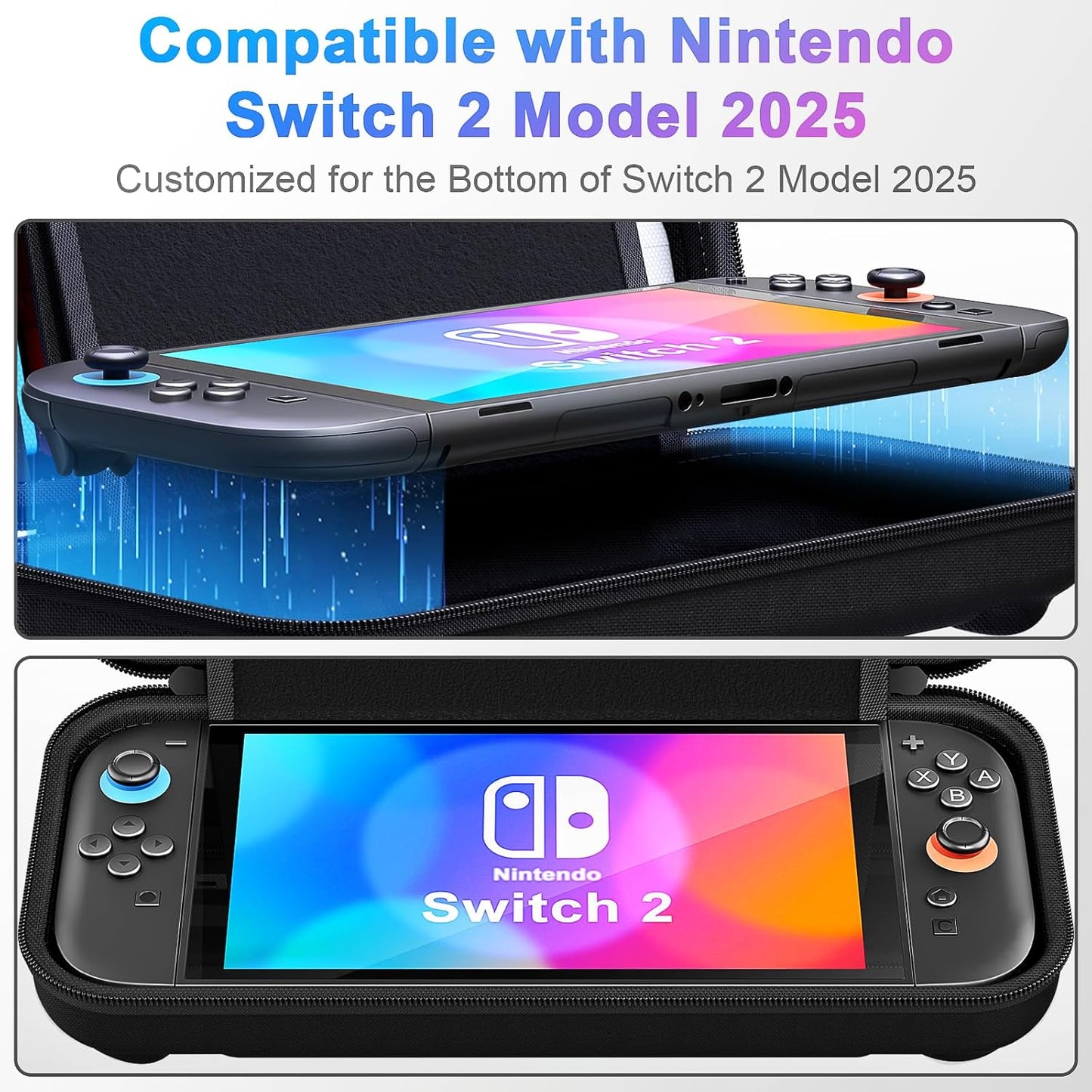 Nintendo Switch Carry Case Protective Hard Shell Travel Storage & Accessory