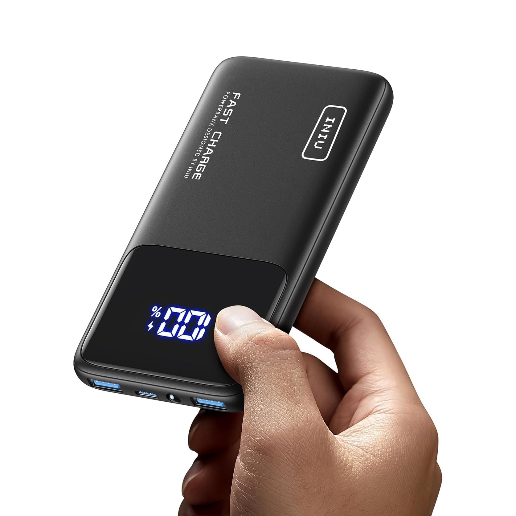 10,000mAh Power Bank Portable Charger Fast Charging for iPhone, Samsung, Google & iPad