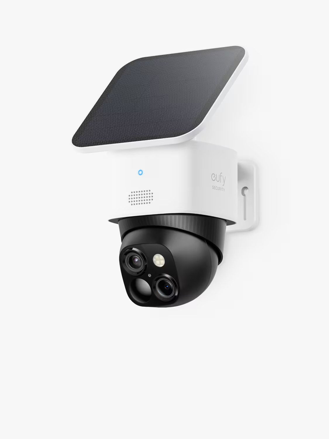 eufy Security SoloCam S340 Wireless Outdoor Security Camera with Solar Panel - White
