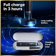 Oral-B iO9 Black Onyx Electric Toothbrush with Charging Travel Case – 7 Modes