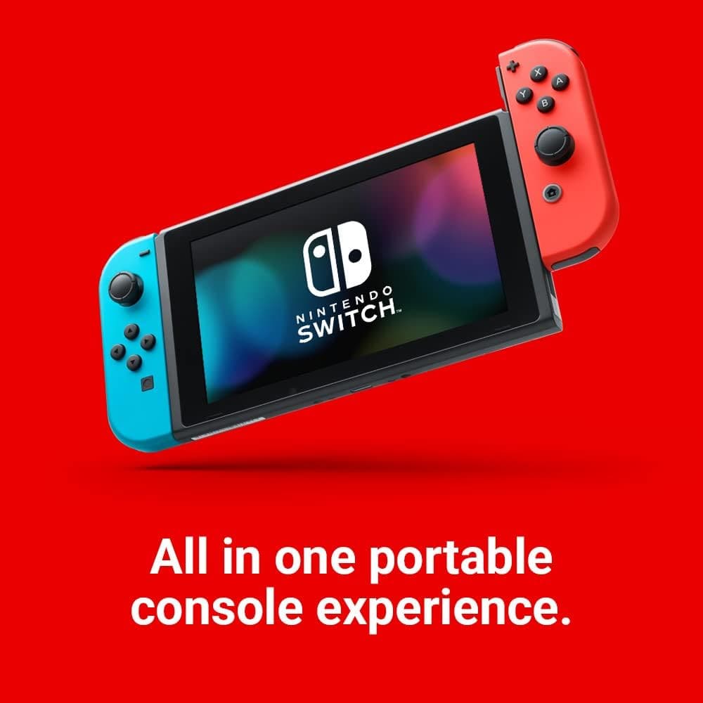 Nintendo Switch Console - Neon Red/Neon Blue