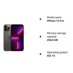 Apple iPhone 13 Pro Max 5G 256GB Graphite Unlocked Smartphone