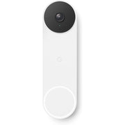 Google Nest Doorbell (Battery) Snow, Wireless Smart Video Doorbell Camera