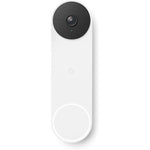 Google Nest Doorbell (Battery) Snow, Wireless Smart Video Doorbell Camera