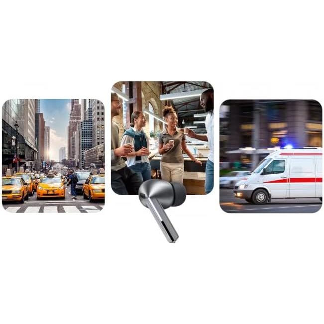 Samsung Galaxy Buds3 Pro True Wireless Earbuds – Silver | Active Noise Cancelling Bluetooth Earphones