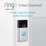 Ring Video Doorbell 2nd Gen Satin Nickel