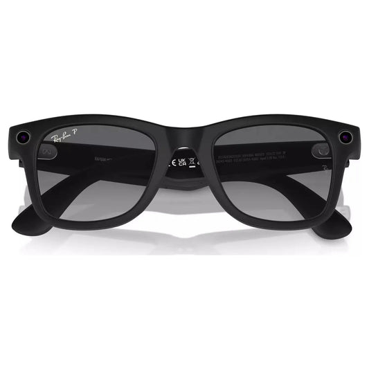 Ray-Ban Meta Wayfarer (RW4006) – Matte Black Frame, Polar Gradient Graphite Lenses