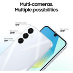 Samsung Galaxy A16 5G Smartphone | 128GB Storage, 4GB RAM, Light Gray, Unlocked Android Mobile Phone