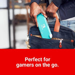 Nintendo Switch Lite Console 32GB Turquoise – Portable Gaming Console for Home and On-the-Go