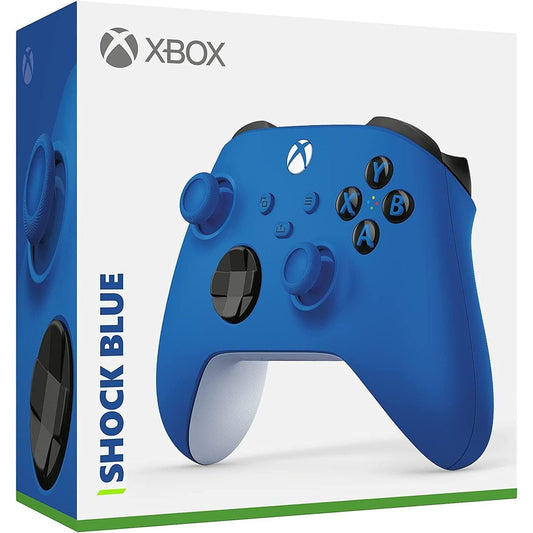 Microsoft Xbox Series X & S Wireless Controller – Shock Blue | Bluetooth Gaming Controller for Xbox & PC