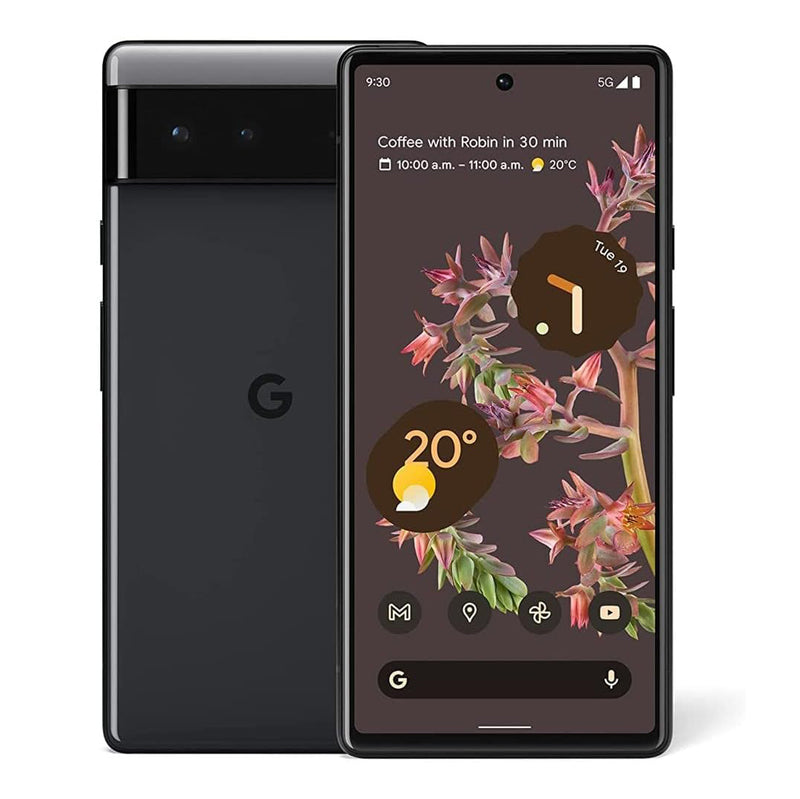 Google Pixel 6 5G 128GB Dual Camera Stormy Black Unlocked Smartphone