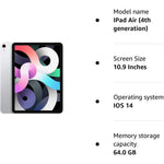 Apple iPad Air 2020 (4th Generation) 10.9-Inch 64GB Wi-Fi