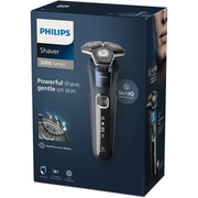 Philips Shaver Series 5000 - Wet & Dry Mens Electric Shaver with SkinIQ Technology, Pop-up Trimmer, Travel Case, Quick Clean Pod and Quick Clean Cartridge