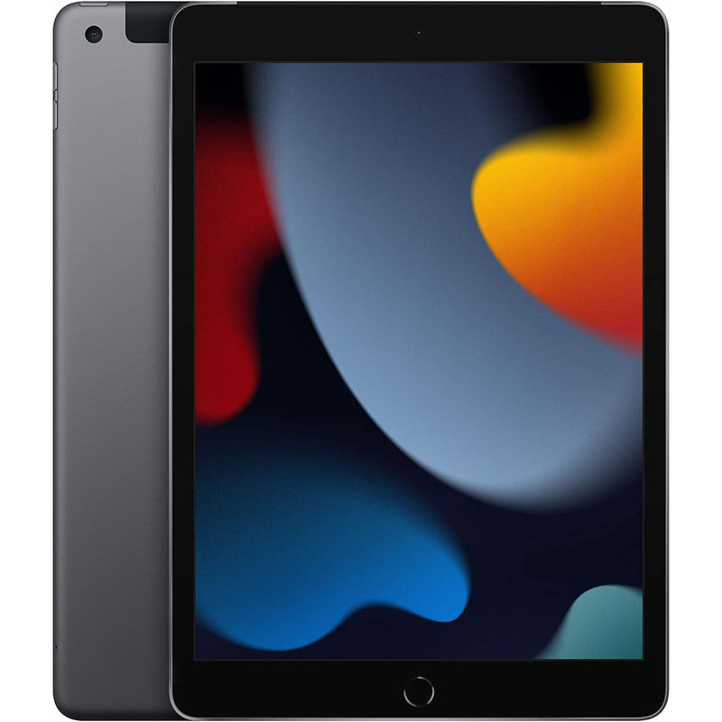 Apple iPad (9th generation) Wi‑Fi + Cellular 64GB Space Grey – 10.2" Retina Display, A13 Bionic Chip, 4G Connectivity