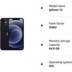 Apple iPhone 12 128GB Unlocked Black SIM‑Free Smartphone