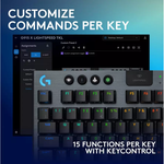 Logitech G915 X LIGHTSPEED Wireless Mechanical Gaming Keyboard Tactile Black
