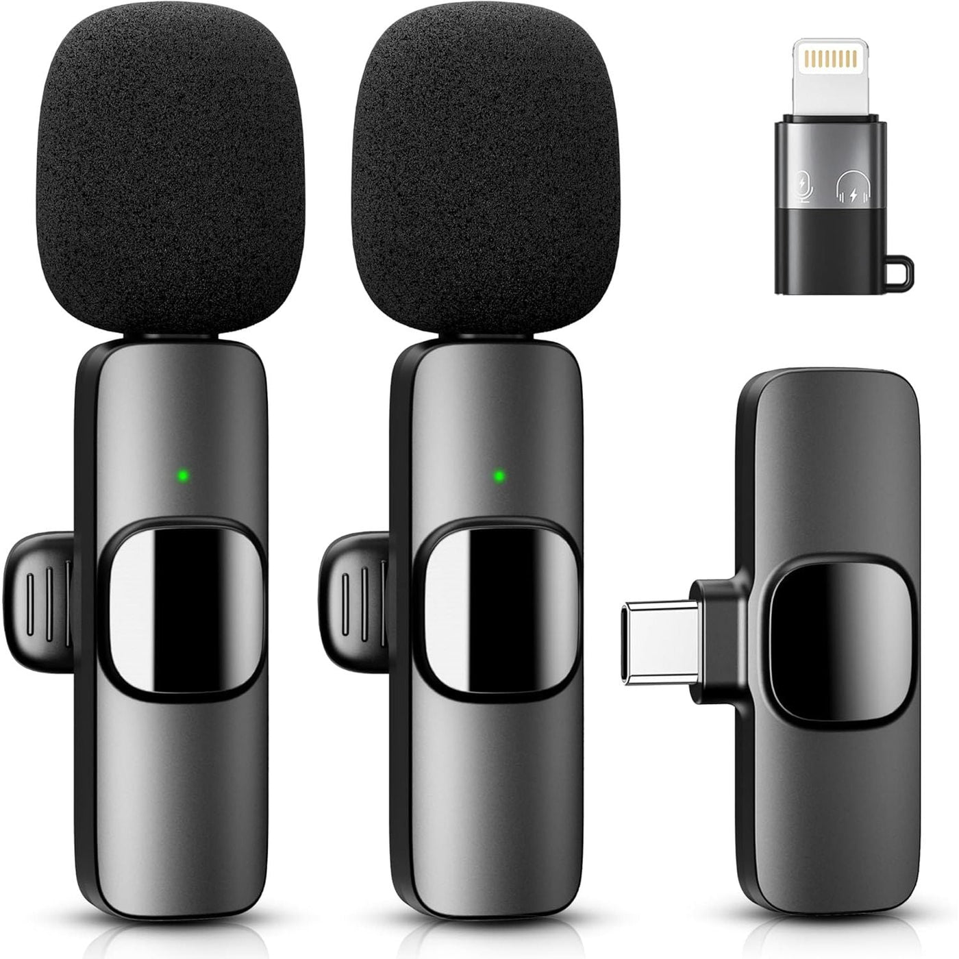 Wireless Lavalier Mic for iPhone & Android
