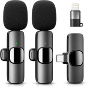 Wireless Lavalier Mic for iPhone & Android