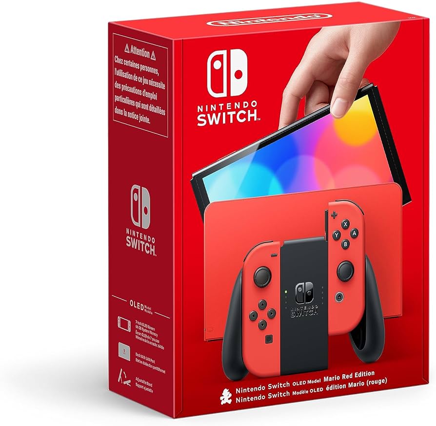 Nintendo Switch OLED Model - Mario Red Model