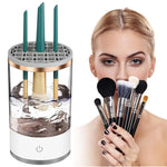 Electric Makeup Brush Cleaner Machine Automatic Cosmetic Brush Cleaner for All Size Beauty Makeup Brushes Gift for Women Wife Friend Fast Powerful Cleaning Fits All Brush Sizes Gentle Yet Effective Perfect Beauty Gift