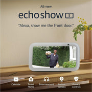 Amazon Echo Show 5 (3rd Gen) | Smart Display & Alarm Clock with Enhanced Sound