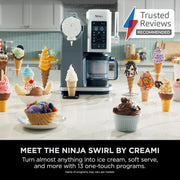 Ninja Swirl CREAMi 13-in-1 Ice Cream Maker