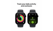Apple Watch Series 11 GPS 46mm Jet Black with Black Sport Band M/L
