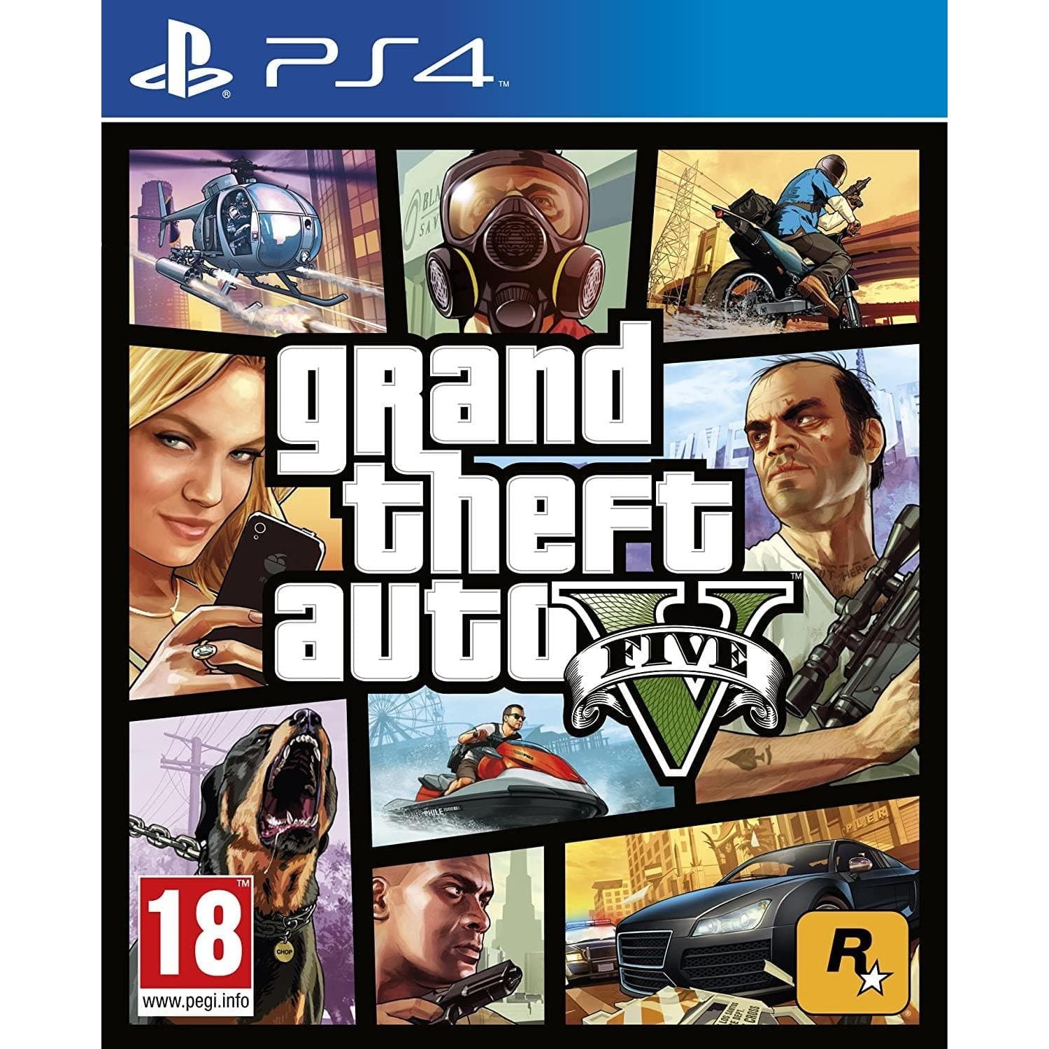 Grand Theft Auto V - PS4 Game GTA Game Rockstar