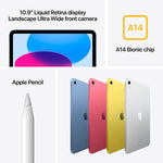 Apple iPad 10.9″ Silver 10th Generation Wi‑Fi Tablet