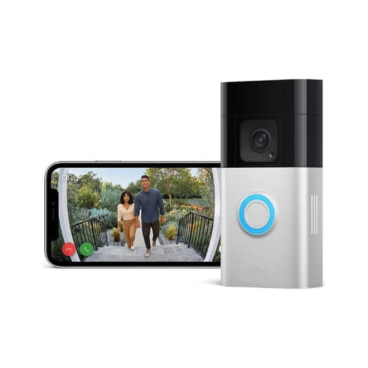 Ring Battery Video Doorbell Plus – Wireless 1536p HD with Head-to-Toe View, Colour Night Vision & Wi-Fi