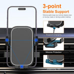 Car Phone Mount 4.7"–7" Smartphones 360° Rotation