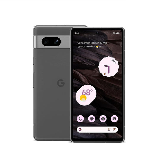 Google Pixel 7a 5G 128GB Snow Charcoal Unlocked Android Smartphone