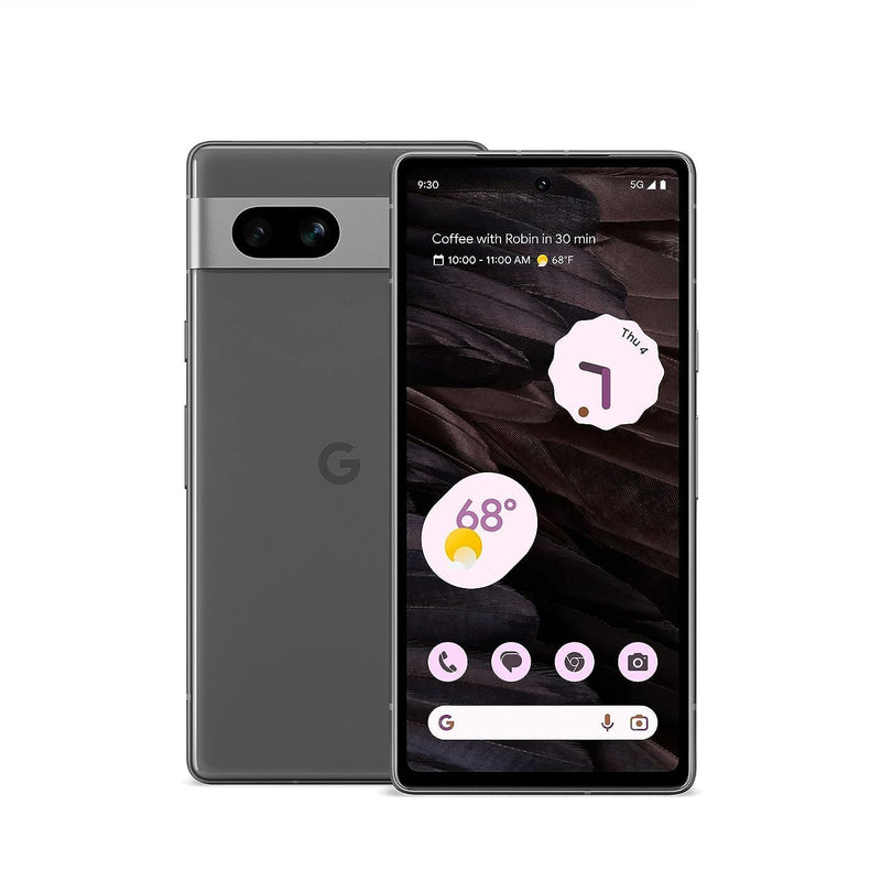 Google Pixel 7a 5G 128GB Snow Charcoal Unlocked Android Smartphone