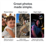 Google Pixel 7a 5G 128GB Snow Charcoal Unlocked Android Smartphone