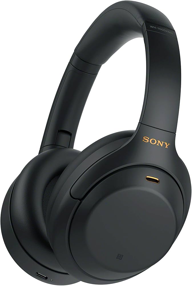 Sony WH-1000XM4 Black Noise Cancelling Headphones