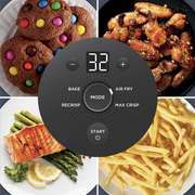 Ninja Crispi 4-in-1 Glass Air Fryer 4 Qt Silver