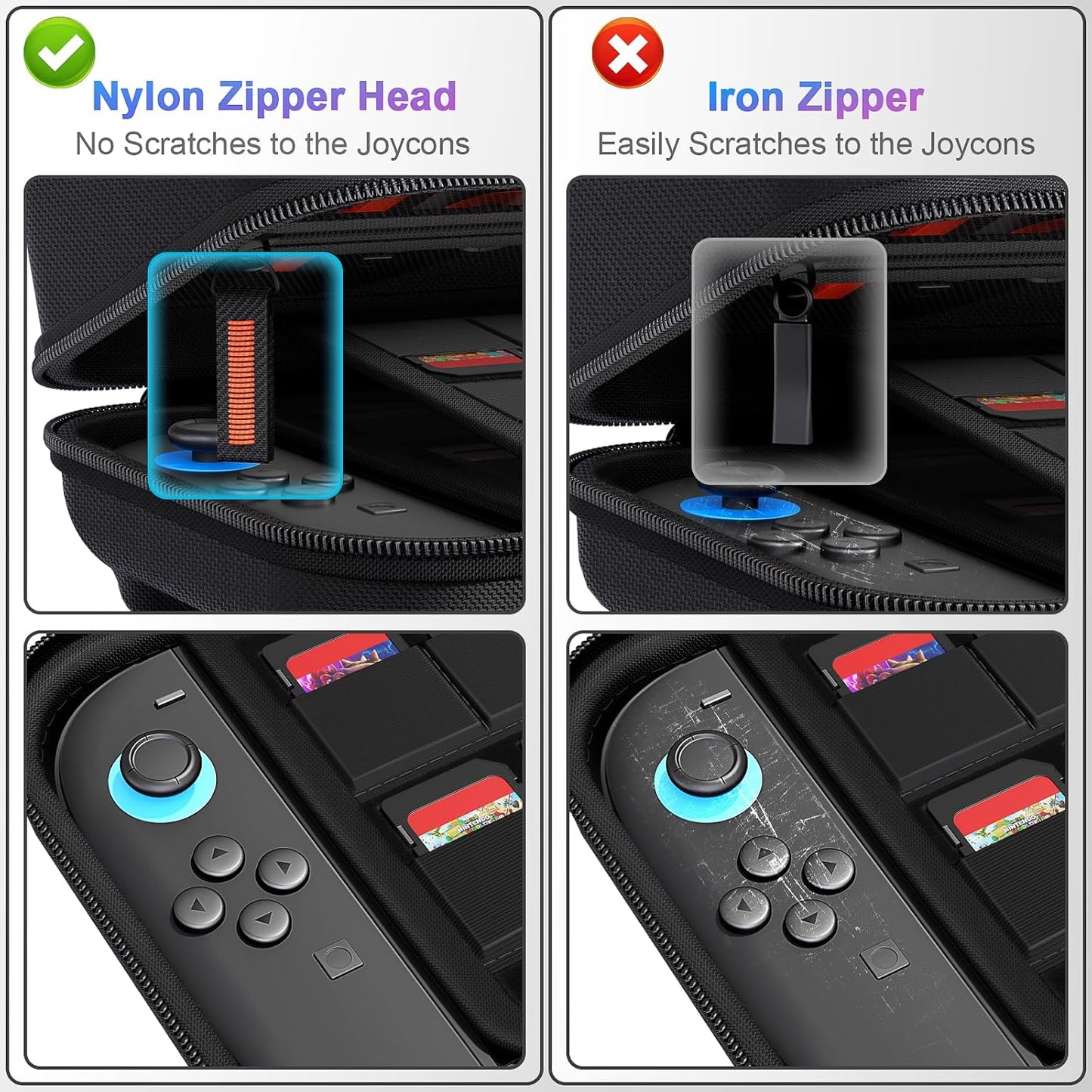 Nintendo Switch Carry Case Protective Hard Shell Travel Storage & Accessory