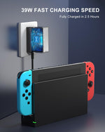 Nintendo Switch Charging Dock Official Style TV Dock & Charging Station