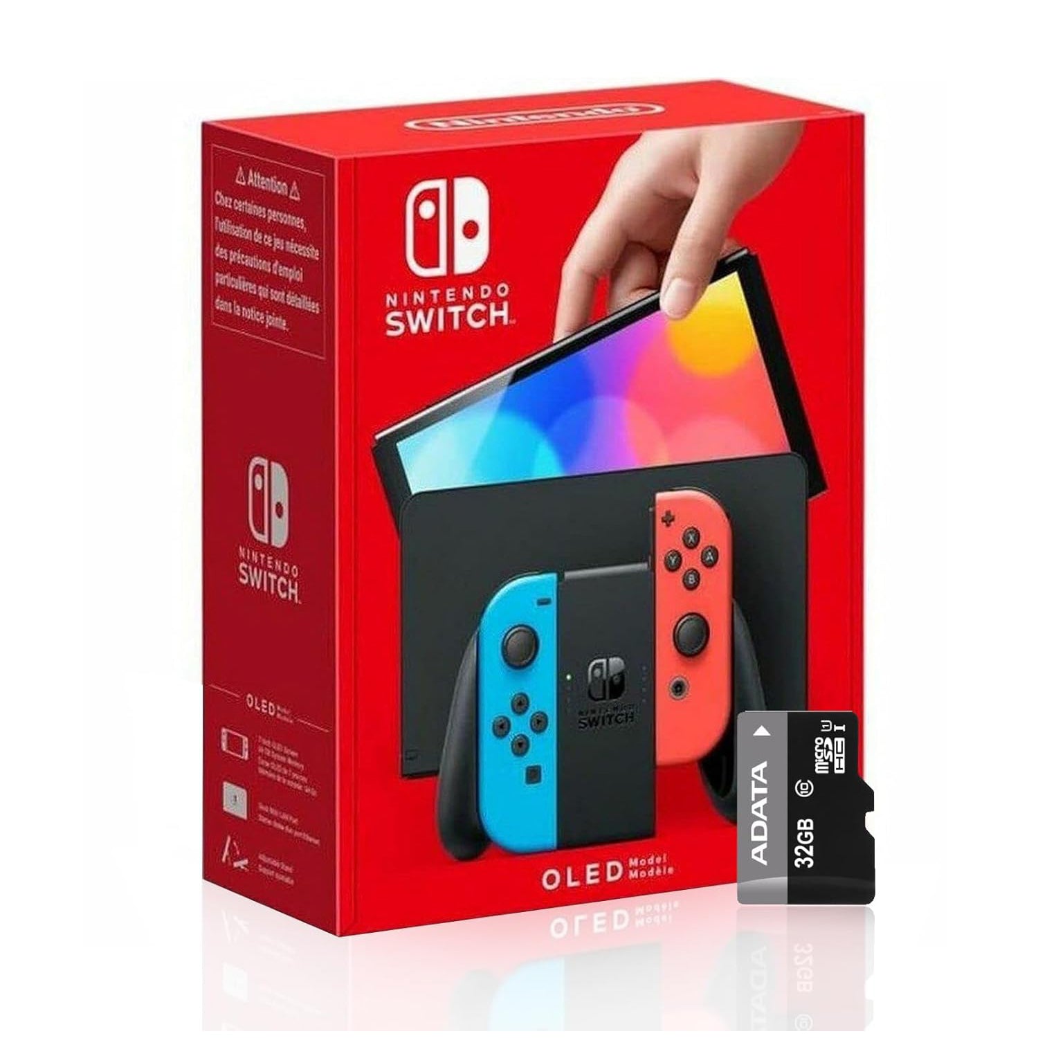 Nintendo Switch OLED Model Neon Blue & Red (Global Version) Gaming Consoles