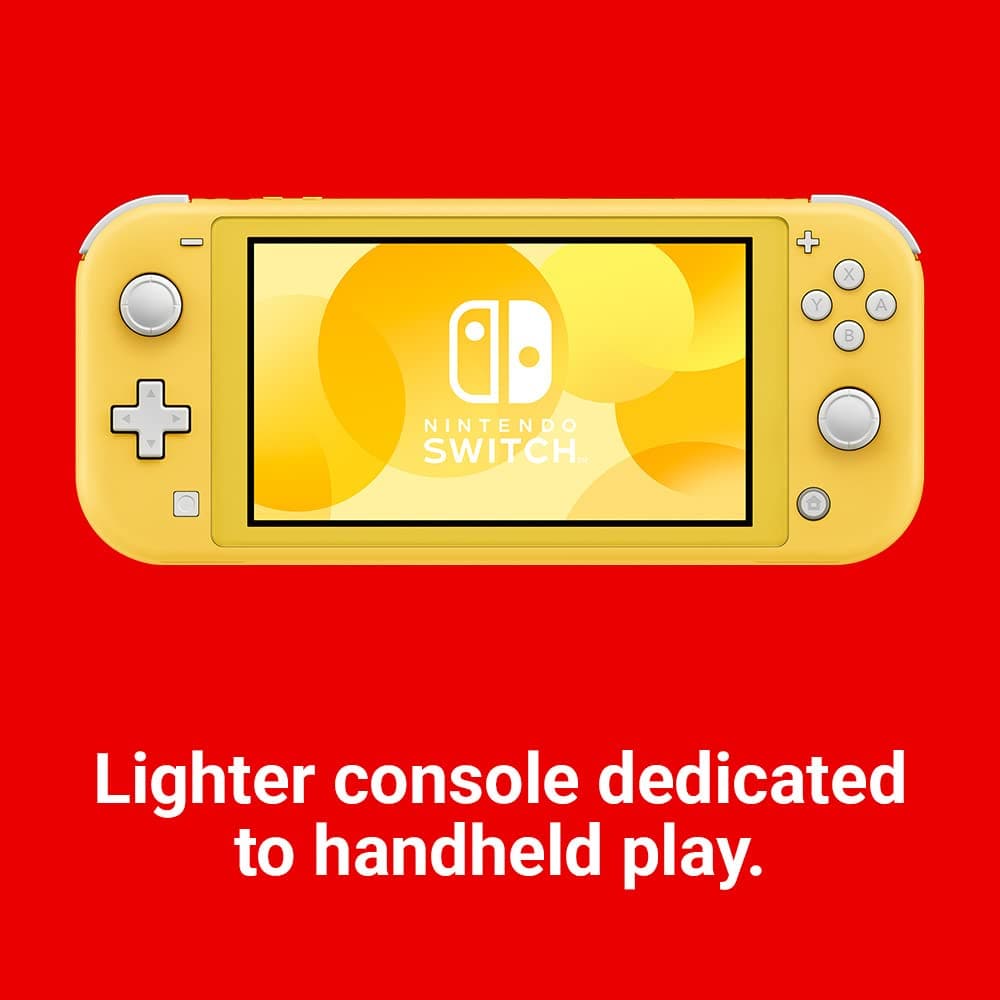 Nintendo Switch Lite Yellow Handheld Gaming Console