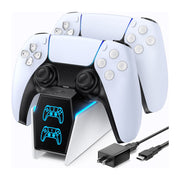 PS5 Dual Controller Charging Dock Fast