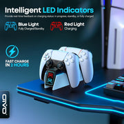 PS5 Dual Controller Charging Dock Fast
