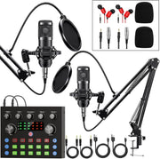 Podcast Mic Kit with Voice Changer Mixer