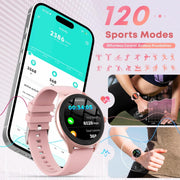 Smart Watch Pink IP67 Waterproof Android iOS