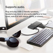 USB-C Hub 4 Port 10Gbps Gen2 Adapter Black