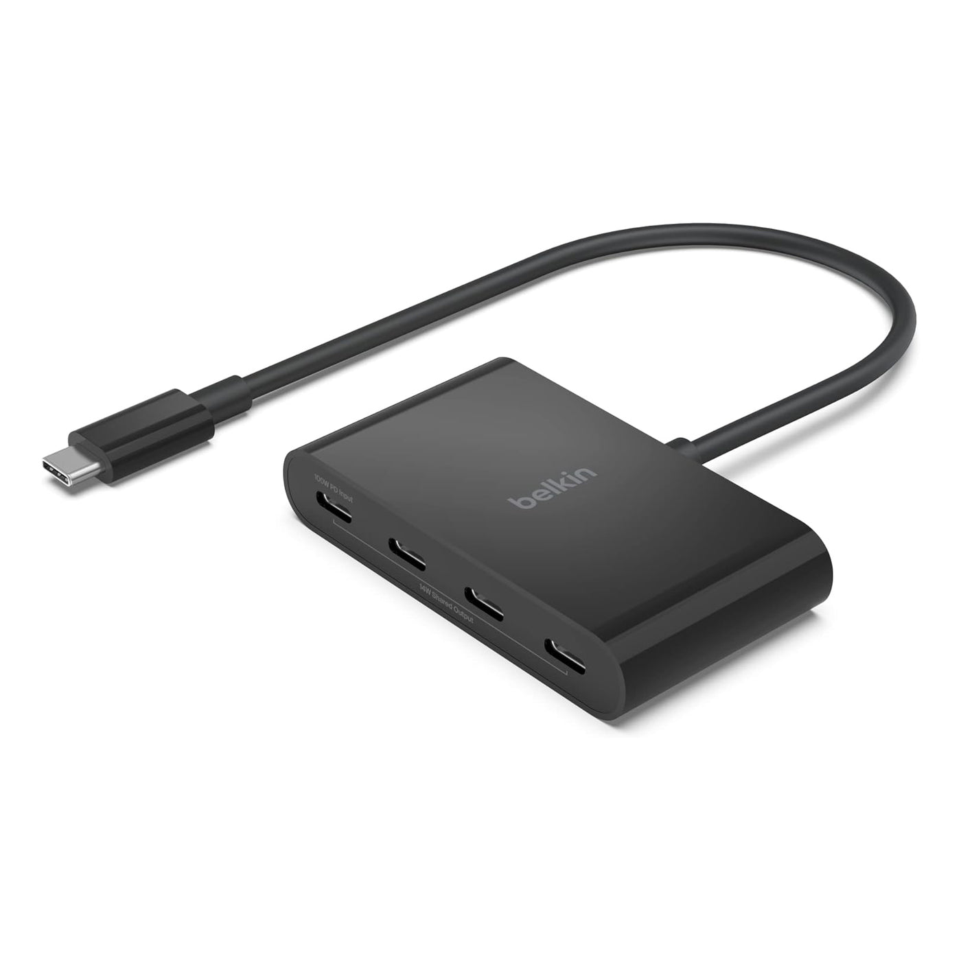 USB-C Hub 4 Port 10Gbps Gen2 Adapter Black