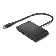 USB-C Hub 4 Port 10Gbps Gen2 Adapter Black
