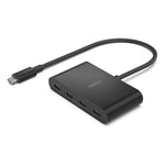 USB-C Hub 4 Port 10Gbps Gen2 Adapter Black