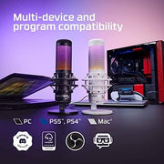 USB RGB Condenser Microphone with Shock Mount