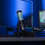 USB RGB Condenser Microphone with Shock Mount